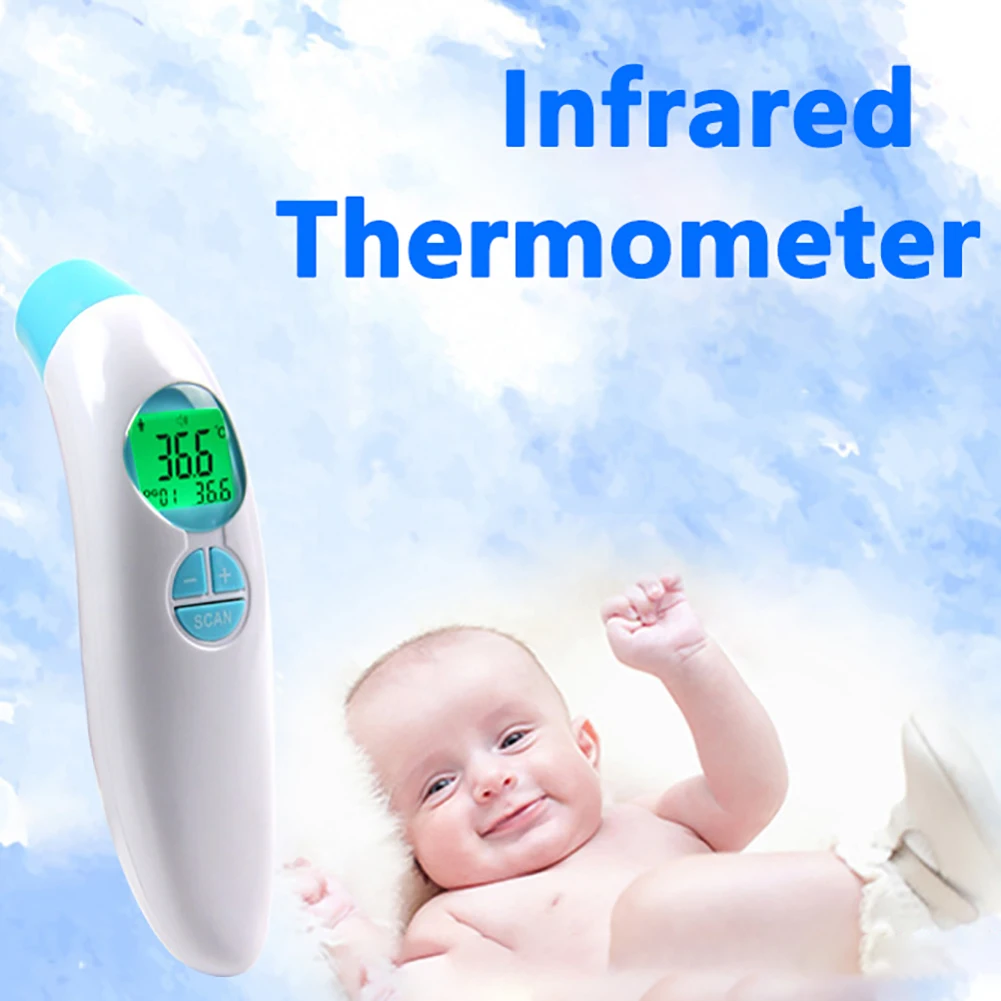 Medical Infrared Thermometer Forehead Baby Portable Non-contacts Child Handheld Temperature Measure
Medical Infrared Thermometer Forehead Baby Portable Non-contacts Child Handheld Temperature Measure