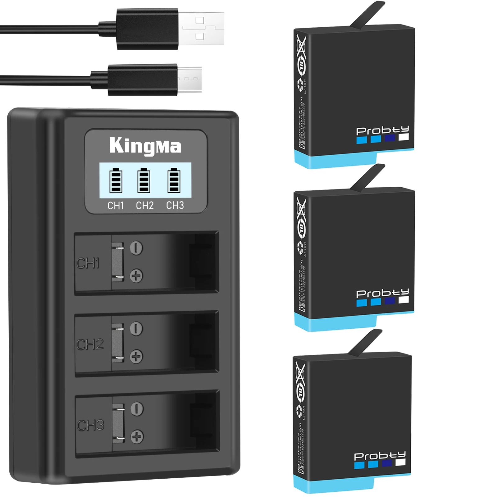 Original Probty for GoPro Hero 8 hero 7 hero 6 battery Bateria Akku for GoPro hero 6 7 8 black camera battery
Original Probty for GoPro Hero 8 hero 7 hero 6 battery Bateria Akku for GoPro hero 6 7 8 black camera battery