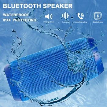 Bluetooth Speaker Portable Outdoor Loudspeaker Wireless Mini IPX4 Waterproof Stereo Speaker Support USB/TF-Card/AUX Input
Bluetooth Speaker Portable Outdoor Loudspeaker Wireless Mini IPX4 Waterproof Stereo Speaker Support USB/TF-Card/AUX Input
