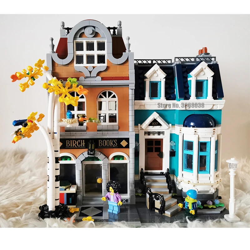 10270 Bookshop 2524pcs Creator City Street View Model Building Kits Blocks Bricks Toys Children Gift Compatible Lepining
10270 Bookshop 2524pcs Creator City Street View Model Building Kits Blocks Bricks Toys Children Gift Compatible Lepining