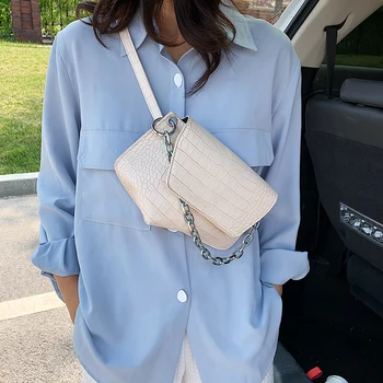 FANTASY 2020 Irregular Stone Crocodile Pattern PU Handbags For Women 5 Colors Fashion Metal Chain Shoulder Crossbody Bag Female
FANTASY 2020 Irregular Stone Crocodile Pattern PU Handbags For Women 5 Colors Fashion Metal Chain Shoulder Crossbody Bag Female