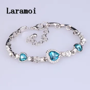 Laramoi Diamond Heart Bracelet Rhinestone Ocean Heart Bracelet Wedding Bridal Bracelet Titanium Steel Party Jewelry
Laramoi Diamond Heart Bracelet Rhinestone Ocean Heart Bracelet Wedding Bridal Bracelet Titanium Steel Party Jewelry