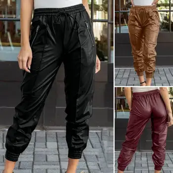 Women's PU Leather Trousers ZANZEA 2020 Stylish Spring Pants Casual Solid Long Pantalon Palazzo Plus Size Drawstring Turnip 5XL
Women's PU Leather Trousers ZANZEA 2020 Stylish Spring Pants Casual Solid Long Pantalon Palazzo Plus Size Drawstring Turnip 5XL