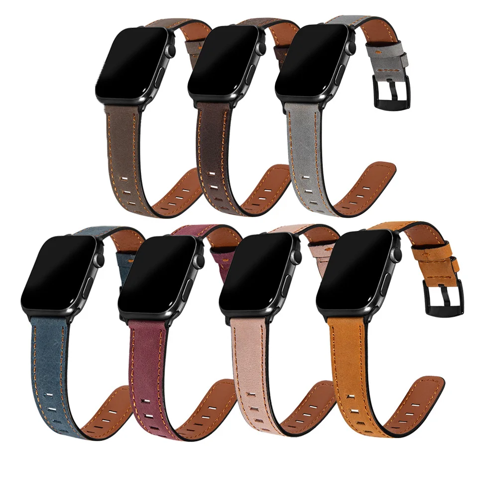 Ремешок кожаный для Apple Watch Band 44 мм, браслет для Iwatch band 6 5 4 3 2 1, 42 мм 38 мм 40 мм
Ремешок кожаный для Apple Watch Band 44 мм, браслет для Iwatch band 6 5 4 3 2 1, 42 мм 38 мм 40 мм
