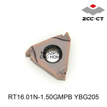 ZCC Original RT16.01N-1.50GMPB YBG205 RT16 Threading Lathe Tools Carbide Insert ZCCCT for Turning Toolholder CNC utensili tornio
ZCC Original RT16.01N-1.50GMPB YBG205 RT16 Threading Lathe Tools Carbide Insert ZCCCT for Turning Toolholder CNC utensili tornio