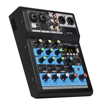 Home Audio Mixer KTV Small Karaoke Sound Card Mixing Console Portable DJ Professional USB 4 Channel Bluetooth Record Stereo
Home Audio Mixer KTV Small Karaoke Sound Card Mixing Console Portable DJ Professional USB 4 Channel Bluetooth Record Stereo