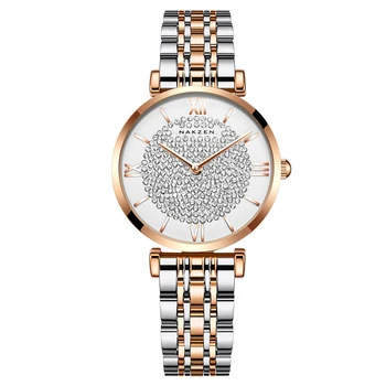 Quartz Women Watch Luxury Shining Rhinestone Diamond Stainless Steel Woman Waterproof Girls Lady Wristwatch Relogios Femininos
Quartz Women Watch Luxury Shining Rhinestone Diamond Stainless Steel Woman Waterproof Girls Lady Wristwatch Relogios Femininos