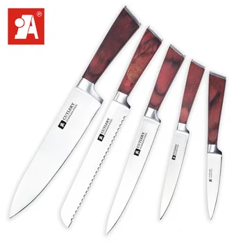 A BRAND Kitchen Knives 7CR17mov Stainless Steel High Carbon Professiona Chef Knife Meat Slicing Color Wood Handle Kitchen Knives
A BRAND Kitchen Knives 7CR17mov Stainless Steel High Carbon Professiona Chef Knife Meat Slicing Color Wood Handle Kitchen Knives