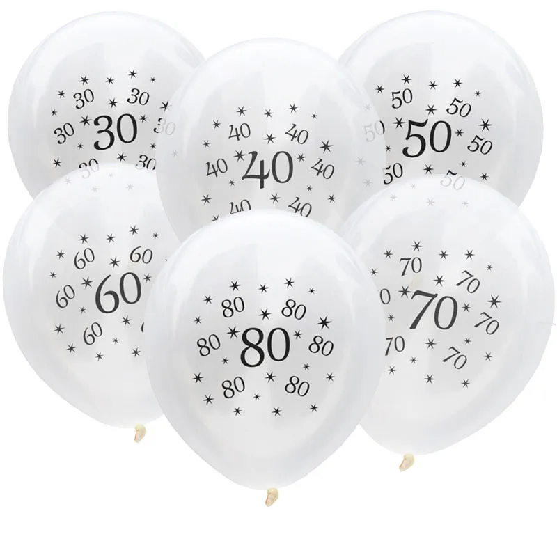 10Pcs 30 40 50 60 70 80 Anniversary Transparent latex Balloon Birthday Party Decorations Adult Years Balloons Anniversary Deco
10Pcs 30 40 50 60 70 80 Anniversary Transparent latex Balloon Birthday Party Decorations Adult Years Balloons Anniversary Deco