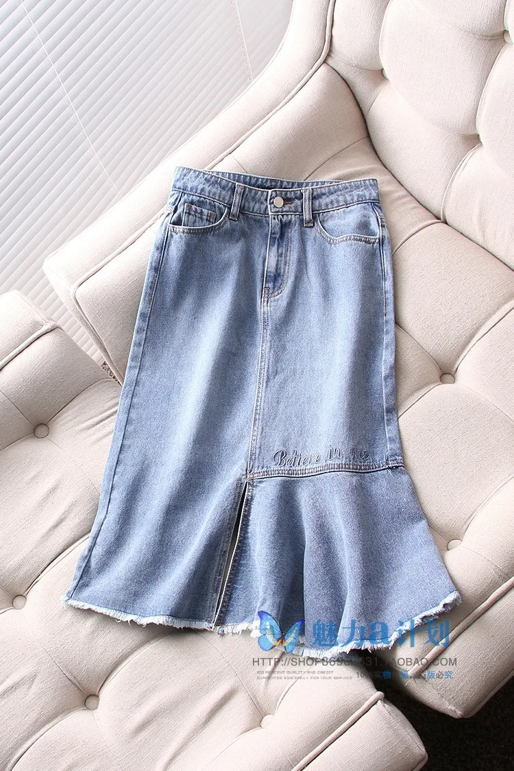 A Generation of Irregular Flounced Edges Cowboy A- line Skirt Skirt Entity
