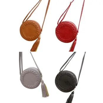 Women Small Round Shoulder Messenger Bag With Tassel Wave Pattern PU Leather Delicate Hardware Elegance Ladies Crossbody Pack 4
Women Small Round Shoulder Messenger Bag With Tassel Wave Pattern PU Leather Delicate Hardware Elegance Ladies Crossbody Pack 4