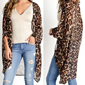 2020 Celmia Vintage Kimono Cardigan Women Summer Tops Sexy Leopard Blouse Casual Loose Beach Cover Up Plus Size Blusas Femininas 
2020 Celmia Vintage Kimono Cardigan Women Summer Tops Sexy Leopard Blouse Casual Loose Beach Cover Up Plus Size Blusas Femininas