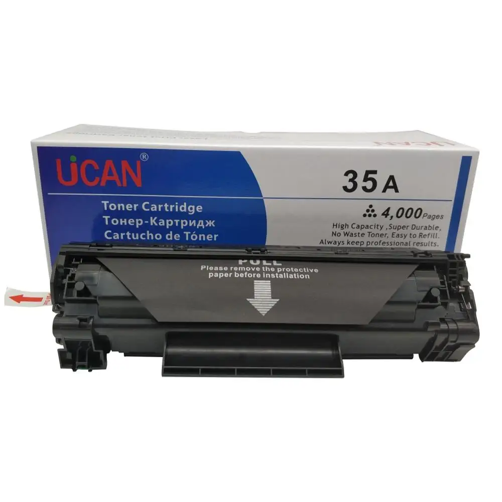 CB435a 35a Toner Cartridges for HP LaserJet P1005 P1006 P1009 P1002 P1003 P1004 Printer 4000 Pages Large Capacity
CB435a 35a Toner Cartridges for HP LaserJet P1005 P1006 P1009 P1002 P1003 P1004 Printer 4000 Pages Large Capacity