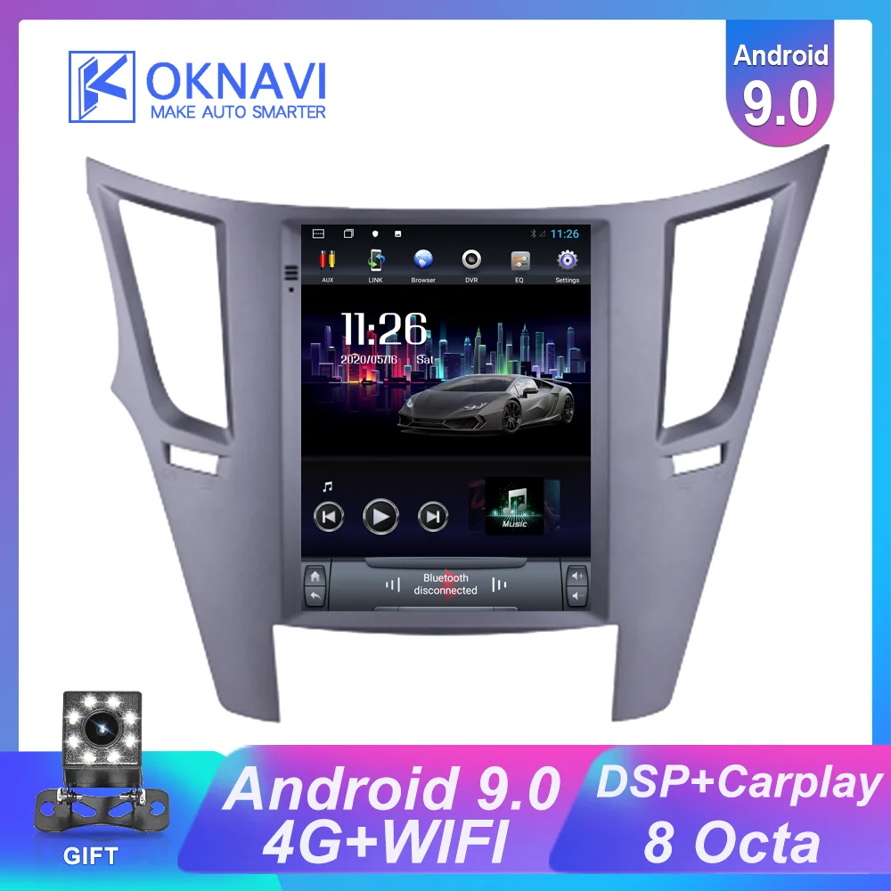 Car Radio for Subaru Outback 9.7 Inch 2010-2014 Android 9.0 Carplay DSP Streeing Wheel Tesla Style GPS Navigation Multimedia
Car Radio for Subaru Outback 9.7 Inch 2010-2014 Android 9.0 Carplay DSP Streeing Wheel Tesla Style GPS Navigation Multimedia