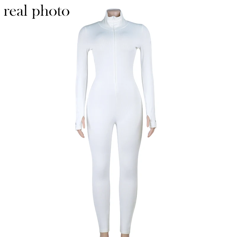 Simenual Workout Active Wear Ribbed Rompers Womens Jumpsuit Sporty Long Sleeve Fitness Embroidery Letter Print Zipper Jumpsuits
Simenual Workout Active Wear Ribbed Rompers Womens Jumpsuit Sporty Long Sleeve Fitness Embroidery Letter Print Zipper Jumpsuits