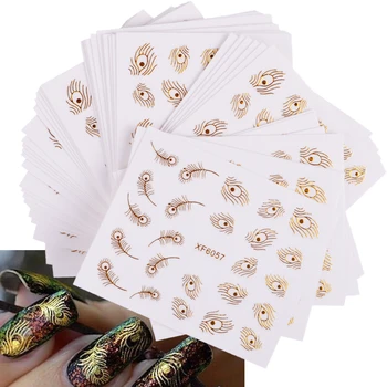 10pcs Feather 3D Golden Sticker Nails Dreamcatcher DIY Adhesive Transfer Foils Stencils Nail Art Decoration Slider Tool TRXF6057
10pcs Feather 3D Golden Sticker Nails Dreamcatcher DIY Adhesive Transfer Foils Stencils Nail Art Decoration Slider Tool TRXF6057