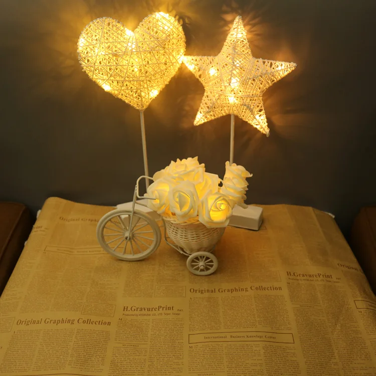 LED Love Five-Pointed Star Small Night Light Explosion Home Table Decoration Battery Modeling Light Small Table Lamp
LED Love Five-Pointed Star Small Night Light Explosion Home Table Decoration Battery Modeling Light Small Table Lamp