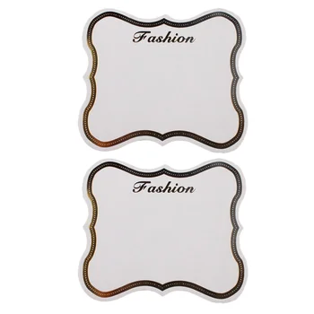 1 Pack/10pcs Bronzing Manicure Display Card Precise Manicure Color Display Card Convenient Nail Color Showing Card (White)
1 Pack/10pcs Bronzing Manicure Display Card Precise Manicure Color Display Card Convenient Nail Color Showing Card (White)