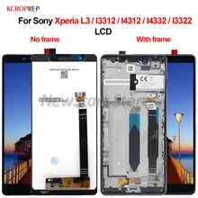 Para sony xperia l3 i3312 i4312 i4332 i3322 lcd screen display toque digitador assembléia 5.7 "peças de reposição para sony l3 lcd(China)