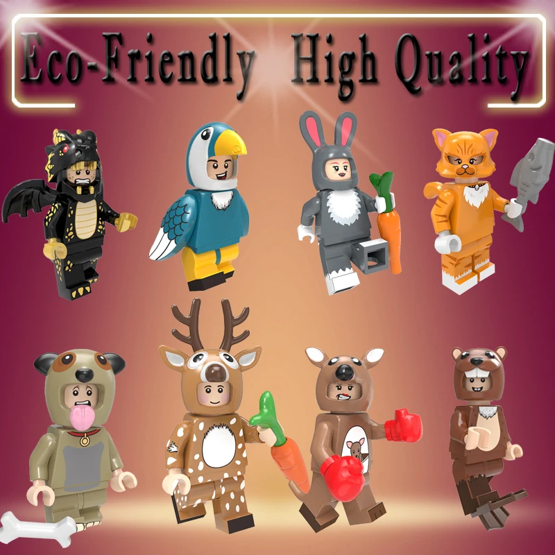 Single Sale Building Blocks Bricks Figures Cartoon Toucan Sika deerKangaroo Rabbit Cat Model Toys For Children Gifts PG8223
Single Sale Building Blocks Bricks Figures Cartoon Toucan Sika deerKangaroo Rabbit Cat Model Toys For Children Gifts PG8223