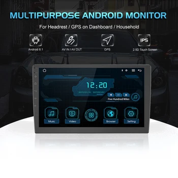 ONKAR 2020 New 10.1 Inch Car Headrest Monitor Android 8.1 1024*600 IPS 2.5 D Touch Screen Support AV IN AV Out GPS SD Card MP5
ONKAR 2020 New 10.1 Inch Car Headrest Monitor Android 8.1 1024*600 IPS 2.5 D Touch Screen Support AV IN AV Out GPS SD Card MP5