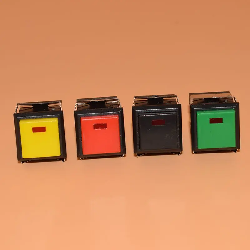 Push button switch KD2-21 black box with light yellow black green red button switch with a lock
Push button switch KD2-21 black box with light yellow black green red button switch with a lock