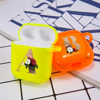 Luxury Floral Gold Initial Alphabet Letter Case for Airpod 1 2 Case Wireless Bluetooth Earphone Cover Fluorescence Color Case
Luxury Floral Gold Initial Alphabet Letter Case for Airpod 1 2 Case Wireless Bluetooth Earphone Cover Fluorescence Color Case
