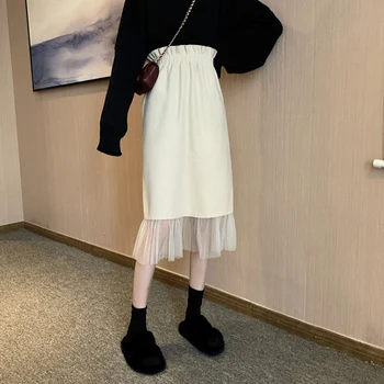 Women's Tulle Plain Pleated Skirt 2019 New Fashion Black White Skirt High Waist Woman Skirts 3 Layers
Women's Tulle Plain Pleated Skirt 2019 New Fashion Black White Skirt High Waist Woman Skirts 3 Layers