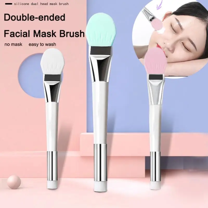 2 Head Mask Brushe Foundation Brushs Mud Mixing Brush Cosmetic Make up Brushes Tools DIY Silica Gel Facial Foundation Set
2 Head Mask Brushe Foundation Brushs Mud Mixing Brush Cosmetic Make up Brushes Tools DIY Silica Gel Facial Foundation Set