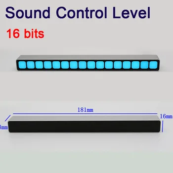 Sound Control Mono 16-bit Level indicator LED VU Meter POWER Amplifier Board lamps Light Speed USB Spectrum Display for car mp3
Sound Control Mono 16-bit Level indicator LED VU Meter POWER Amplifier Board lamps Light Speed USB Spectrum Display for car mp3