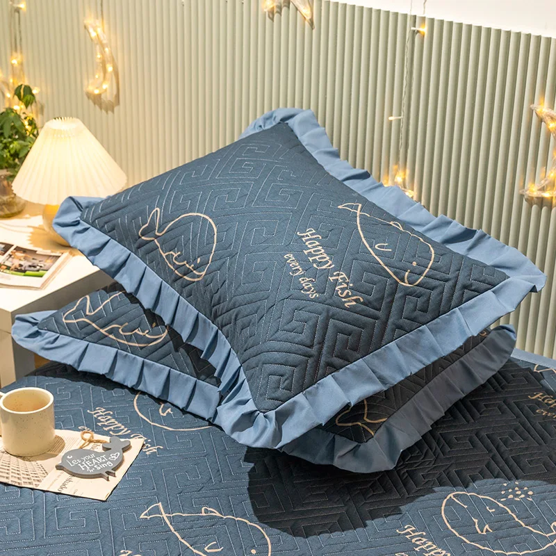 1 Pair 48x74cm Pink Heart Pillow Case Soft Cotton Ruffle Lace Pillowcase Kids Girl Cute Cartoon Printed Pillow Cover 
1 Pair 48x74cm Pink Heart Pillow Case Soft Cotton Ruffle Lace Pillowcase Kids Girl Cute Cartoon Printed Pillow Cover