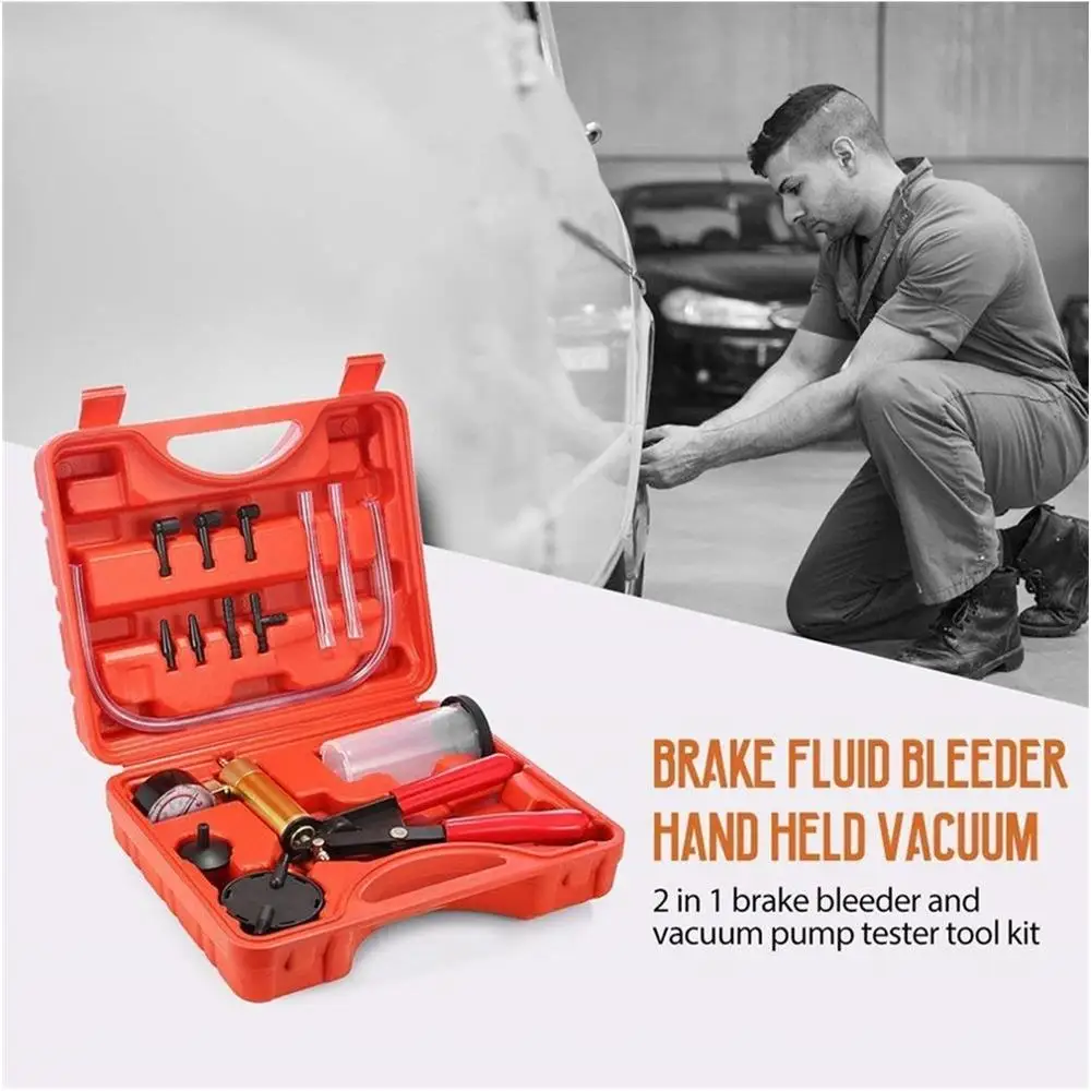 2 In 1 Brake Bleed Vacuum Pump Manual Vacuum Pump Brake Oil Replacement Tool Manual Vacuum Suction Gun
2 In 1 Brake Bleed Vacuum Pump Manual Vacuum Pump Brake Oil Replacement Tool Manual Vacuum Suction Gun