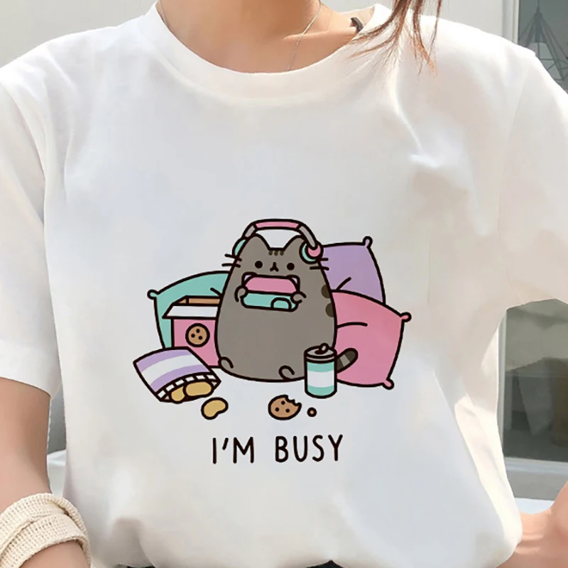 Kawaii Fat cat t shirt women 2020 New summer cute fashion Short Sleeve t-shirt White Thin section Hipster Tshirt Tops clothing
Kawaii Fat cat t shirt women 2020 New summer cute fashion Short Sleeve t-shirt White Thin section Hipster Tshirt Tops clothing