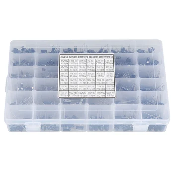990pcs 36 Values Electrolytic Capacitor Assorted Kit Miniature Electrolytic Capacitors For Making Circuit
990pcs 36 Values Electrolytic Capacitor Assorted Kit Miniature Electrolytic Capacitors For Making Circuit