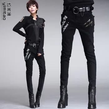 spring LONG PANT WOMEN autumn period new tide of printed letters elastic zipper decoration haroun GIRL pants feet
spring LONG PANT WOMEN autumn period new tide of printed letters elastic zipper decoration haroun GIRL pants feet