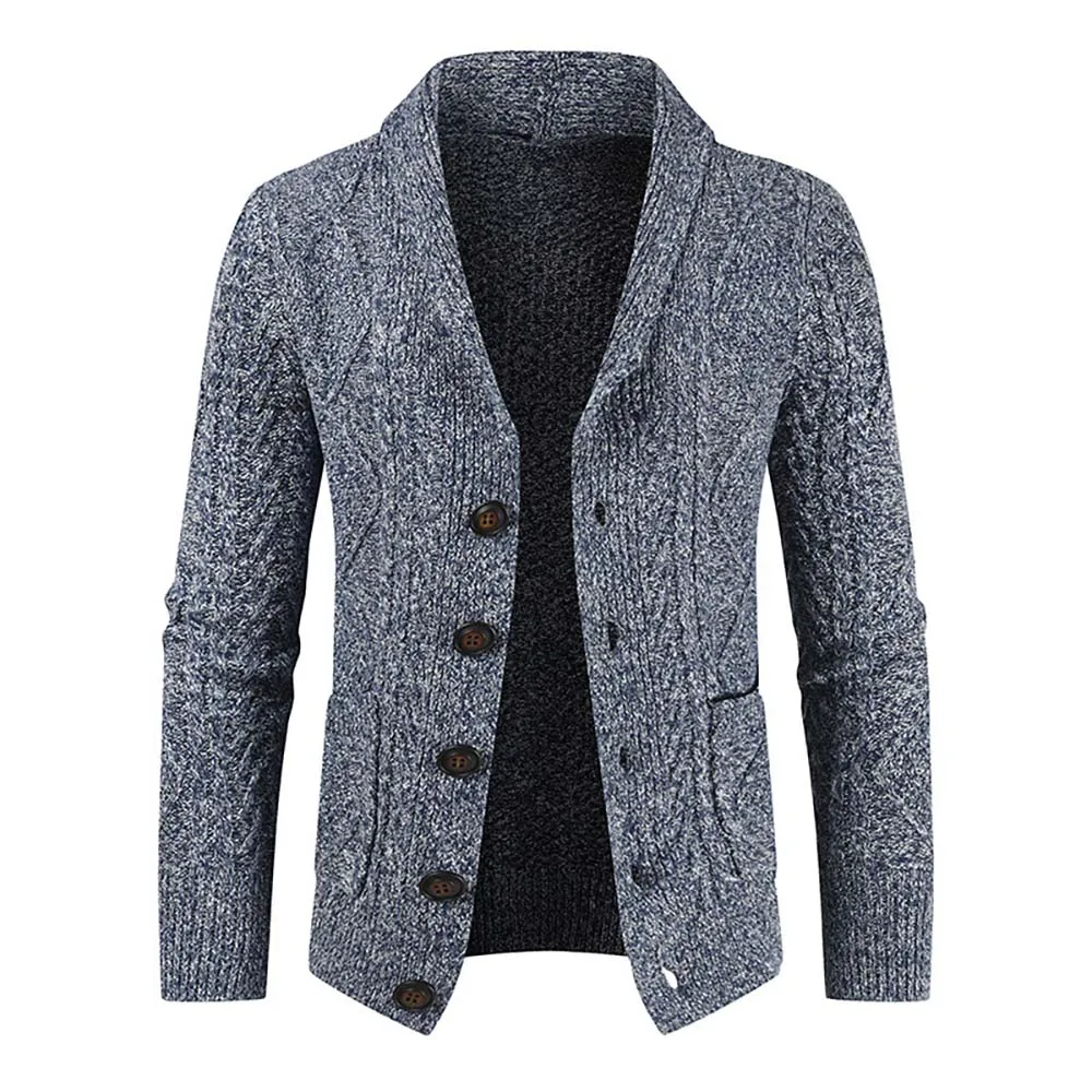 Mens Fashion Clothing Knitted Jacket Winter Coat Solid Button Durn-down Collar Men's Clothing Long Sleeve Casual Coat Knitwear
Mens Fashion Clothing Knitted Jacket Winter Coat Solid Button Durn-down Collar Men's Clothing Long Sleeve Casual Coat Knitwear