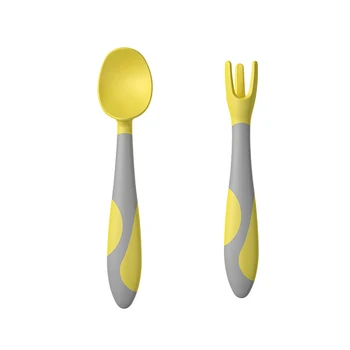 Baby Fork Spoon Auxiliary Food Silica Gel Spoon Baby Learn To Eat Training Bendable Soft Spoon Children Tableware Set Colorful
Baby Fork Spoon Auxiliary Food Silica Gel Spoon Baby Learn To Eat Training Bendable Soft Spoon Children Tableware Set Colorful