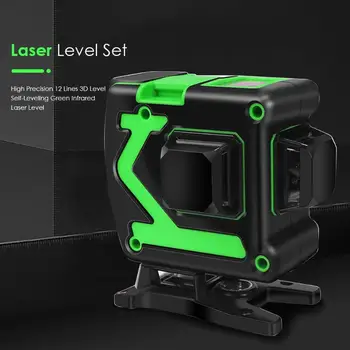 12 Lines 3D Level Self-Leveling 360 Horizontal Vertical Cross Green Laser Level Ordinary Design Operation Conveninently
12 Lines 3D Level Self-Leveling 360 Horizontal Vertical Cross Green Laser Level Ordinary Design Operation Conveninently