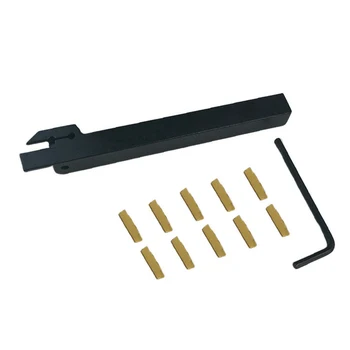 Hex Wrench Carbide Inserts Cut-Off Holder Grooving Parting Hand Tool Set MGMN200
Hex Wrench Carbide Inserts Cut-Off Holder Grooving Parting Hand Tool Set MGMN200