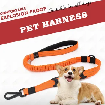 Dog Leads Pet Car Safety Seat Belt Nylon Dog Leash with Soft Padded Handle Pet Walking Training Harness for Medium and Large Dog
Dog Leads Pet Car Safety Seat Belt Nylon Dog Leash with Soft Padded Handle Pet Walking Training Harness for Medium and Large Dog
