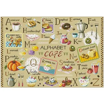 Alphabet ice cream patterns Counted Cross Stitch 11CT 14CT DIY Chinese Cross Stitch Kits Embroidery Needlework Sets
Alphabet ice cream patterns Counted Cross Stitch 11CT 14CT DIY Chinese Cross Stitch Kits Embroidery Needlework Sets
