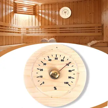 Sauna Thermometer Hygrometer Wooden Hygrothermograph Bath Sauna Hygrometer Room Instrument Humidity Accessories
Sauna Thermometer Hygrometer Wooden Hygrothermograph Bath Sauna Hygrometer Room Instrument Humidity Accessories