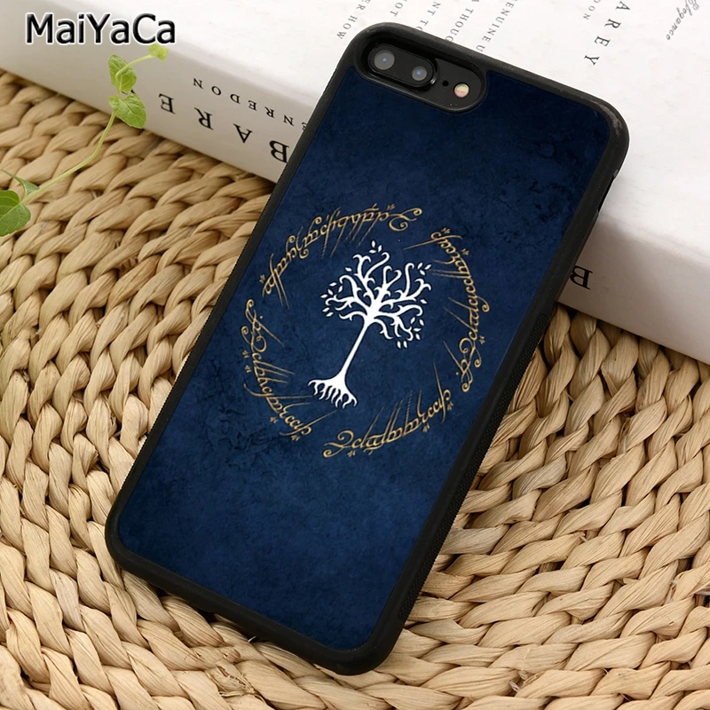 Чехол для телефона MaiYaCa с деревом GONDOR LOTR iPhone X XR XS 11 12 Pro MAX 5 6 S 7 8 Plus Samsung Galaxy S5 S6 S7edge S8