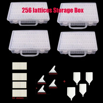 128/64/256 lattices Adjustable diamond painting tools Plastic Storage Box diamont Storage Box for Diamond Embroidery Craft Bead
128/64/256 lattices Adjustable diamond painting tools Plastic Storage Box diamont Storage Box for Diamond Embroidery Craft Bead
