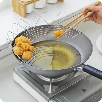 Multi-Function Frying Oil Filter Rack Stainless Steel Semicircle Steaming Drain Oil Holder Kitchen Cooking Foldable Gadgets
Multi-Function Frying Oil Filter Rack Stainless Steel Semicircle Steaming Drain Oil Holder Kitchen Cooking Foldable Gadgets