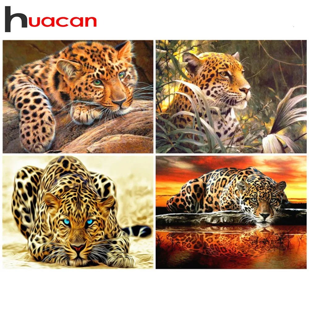 Huacan 5D Diamond Painting Full Drill Square Animal Leopard Diamond Embroidery Cross Stitch Rhinestone Picture Home Decor Gift
Huacan 5D Diamond Painting Full Drill Square Animal Leopard Diamond Embroidery Cross Stitch Rhinestone Picture Home Decor Gift