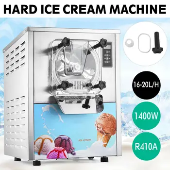 VEVOR 1400W Commercial Ice Cream Machine 5.3 Gallon per Hour Hard Serve LED Display Auto Shut-Off Timer 
VEVOR 1400W Commercial Ice Cream Machine 5.3 Gallon per Hour Hard Serve LED Display Auto Shut-Off Timer