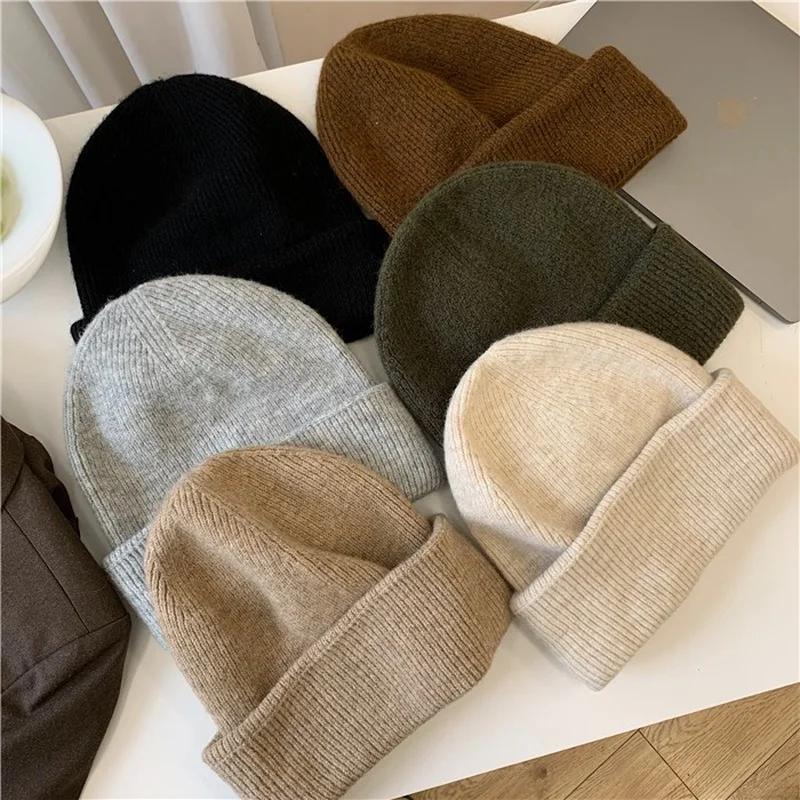 Women Winter Fashion Cashmere Oversize Knitted Hat Woman Soft Wool Loose Beanies Solid Warm Skullies Hats
Women Winter Fashion Cashmere Oversize Knitted Hat Woman Soft Wool Loose Beanies Solid Warm Skullies Hats