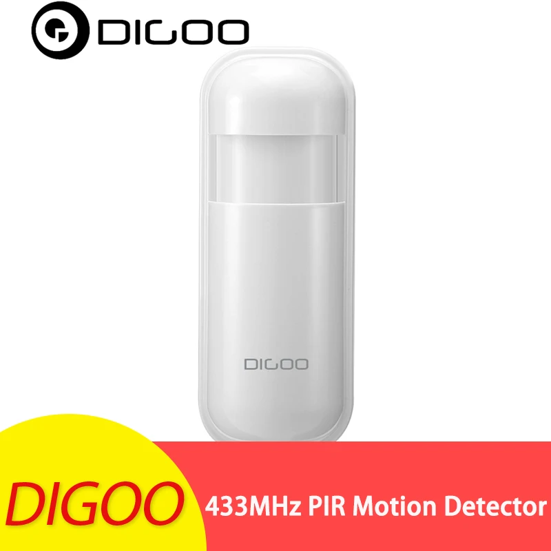 Digoo DG-HOSA 433MHz PIR Detector 120 Degree 8-12m for Smart Home Security Alarm System Kits
Digoo DG-HOSA 433MHz PIR Detector 120 Degree 8-12m for Smart Home Security Alarm System Kits