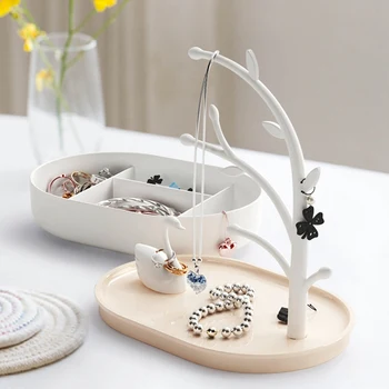 High Quality Swan Lake Earrings Necklace Ring Pendant Bracelet Jewelry Display Stand Tray Tree Storage Jewelry Organizer Holder
High Quality Swan Lake Earrings Necklace Ring Pendant Bracelet Jewelry Display Stand Tray Tree Storage Jewelry Organizer Holder